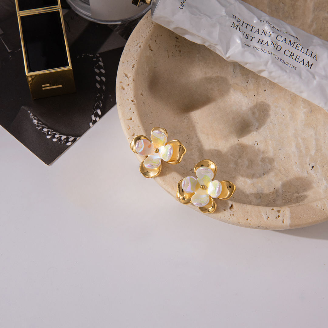 IRIS BLOOM EARRINGS
