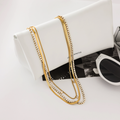 TRIPLE LAYERED TENNIS NECKLACE