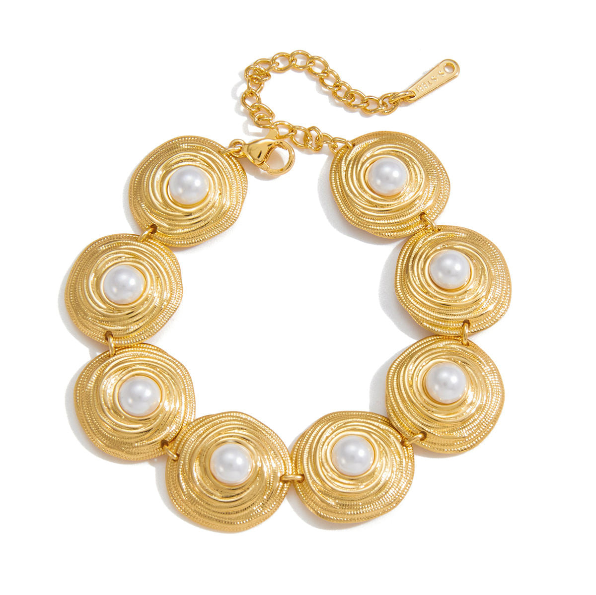 PEARL MEDALLION BRACELET