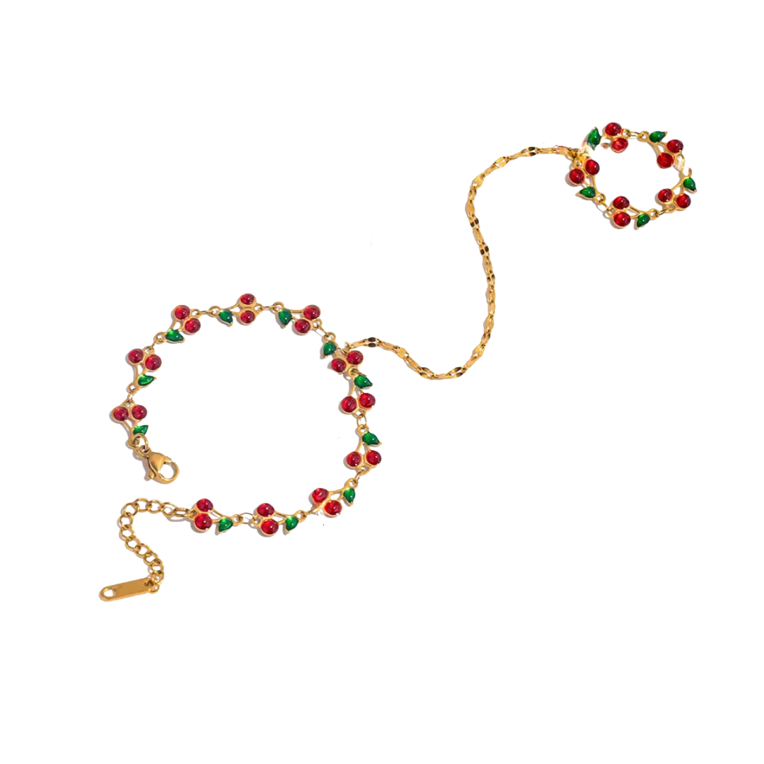 ROSSO VERDE RING BRACELET