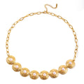 PEARL MEDALLION NECKLACE