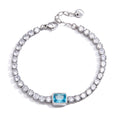 AEGEAN BLUE TENNIS BRACELET