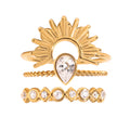 SOLAR STACK RING SET (3 PCS)