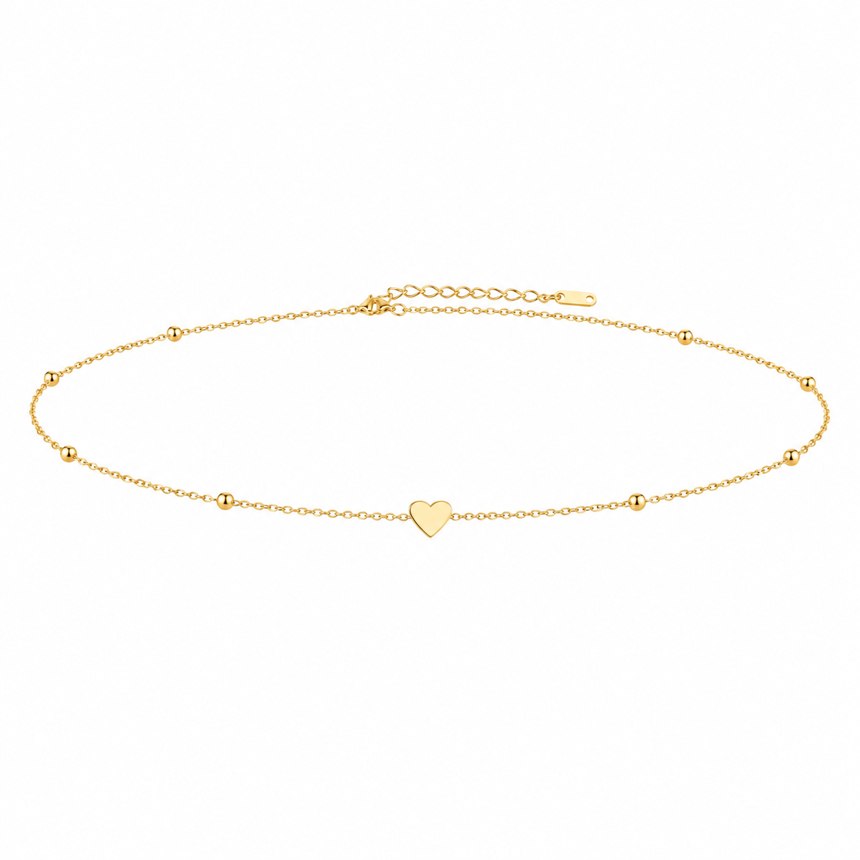 HEART CHARM BODY CHAIN