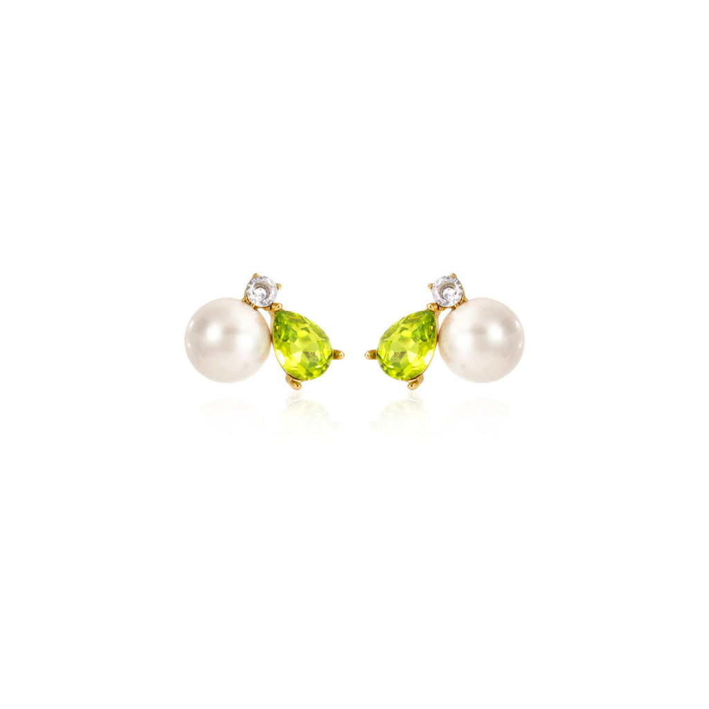 DUO DROP PEARL EARRINGS