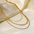 LAYERED CHAIN NECKLACE SET
