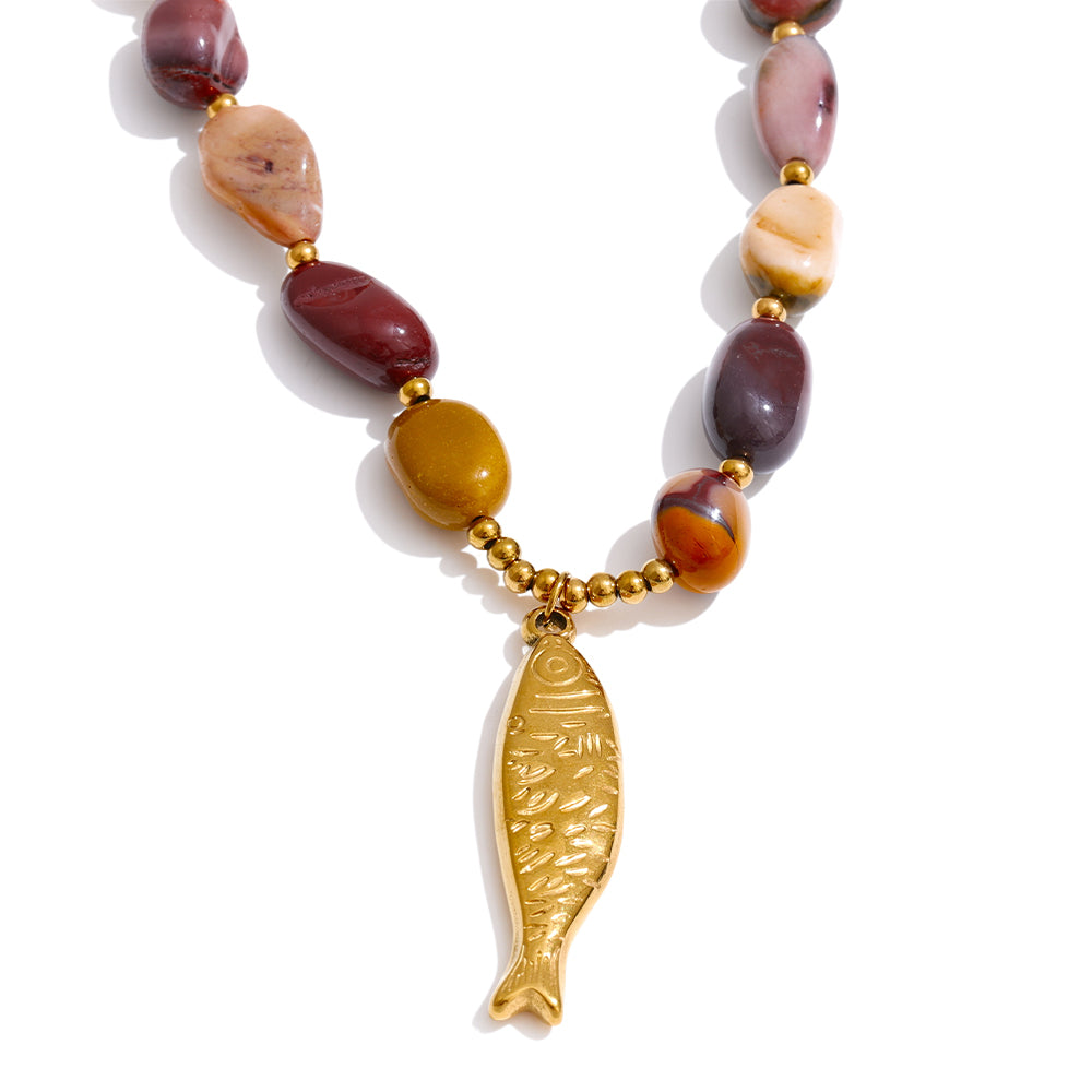 AEGEAN TALISMAN BEAD NECKLACE