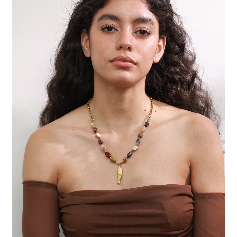 AEGEAN TALISMAN BEAD NECKLACE