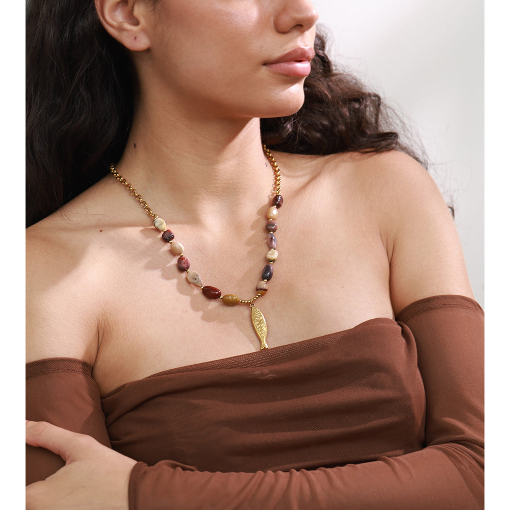 AEGEAN TALISMAN BEAD NECKLACE