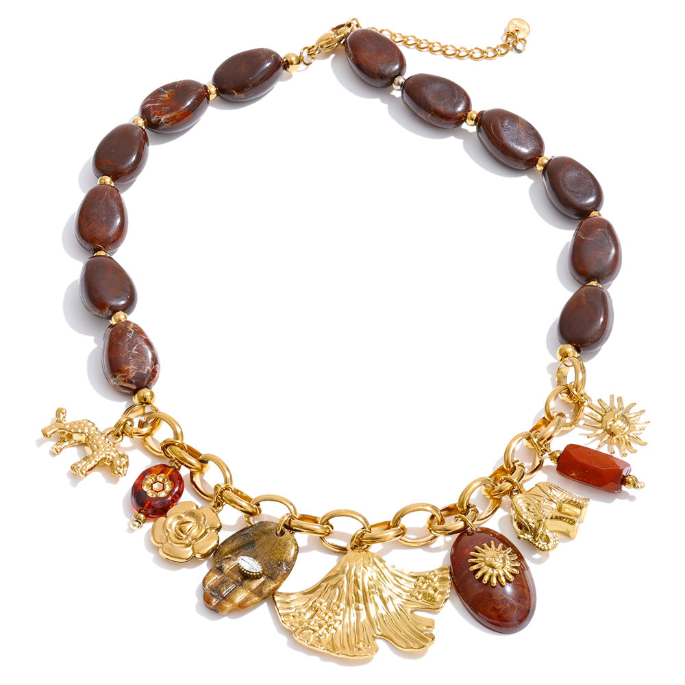 AEGEAN ICON CHARM NECKLACE