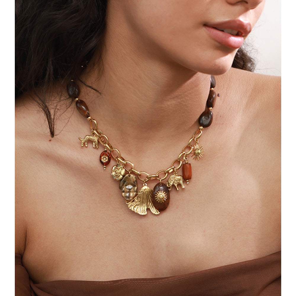 AEGEAN ICON CHARM NECKLACE