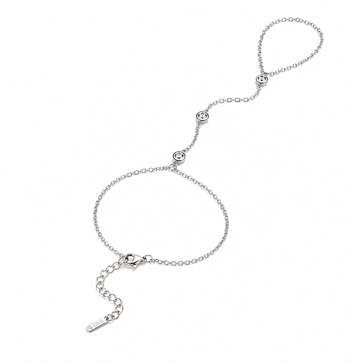 MINIMAL CRYSTAL RING BRACELET