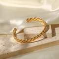 TWISTED GOLD CUFF