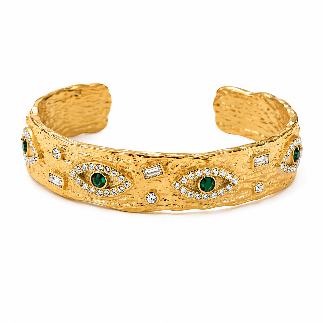 STATEMENT EYE CUFF BANGLE