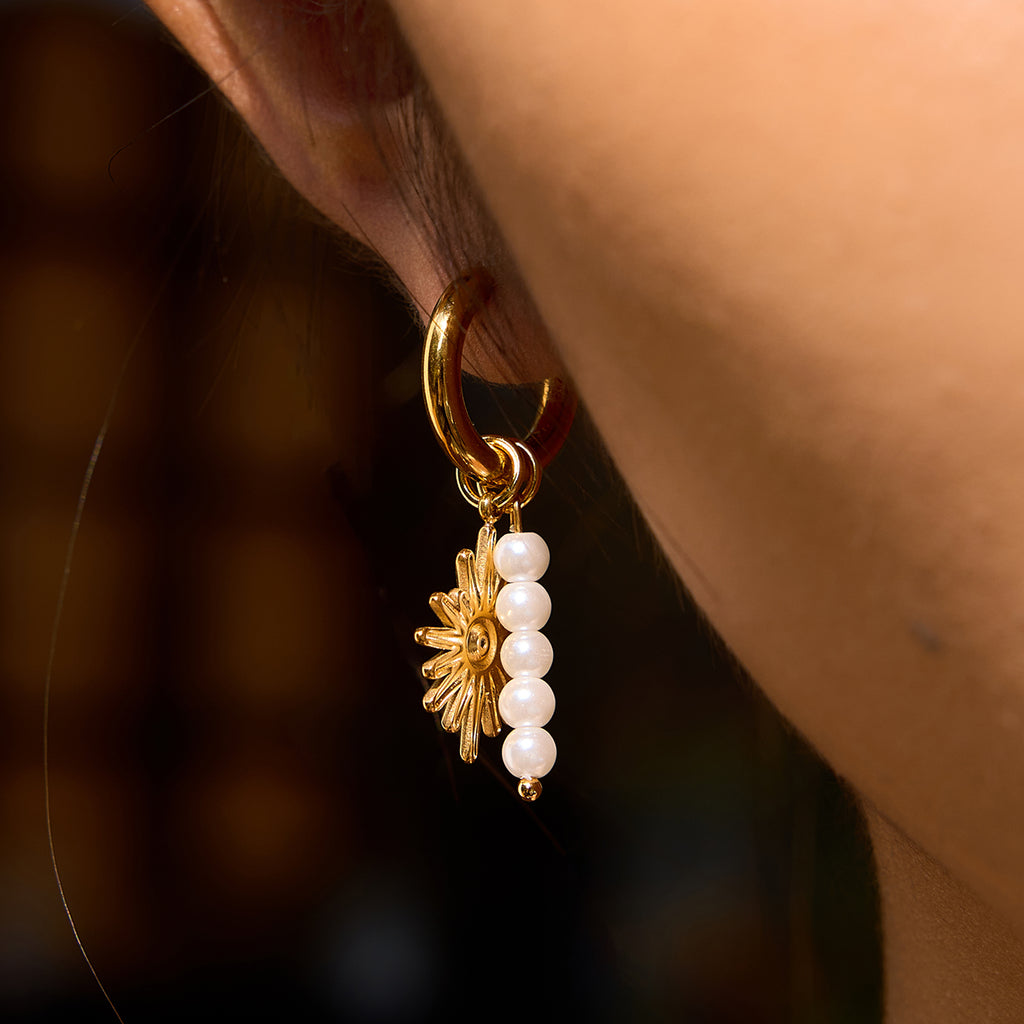 ÉLAN PEARL DROP EARRINGS