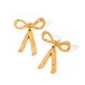 BOW DROP EARRINGS