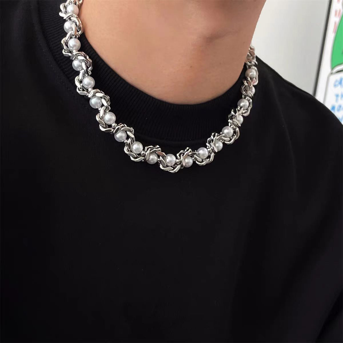 PEARL CHAIN CHOKER