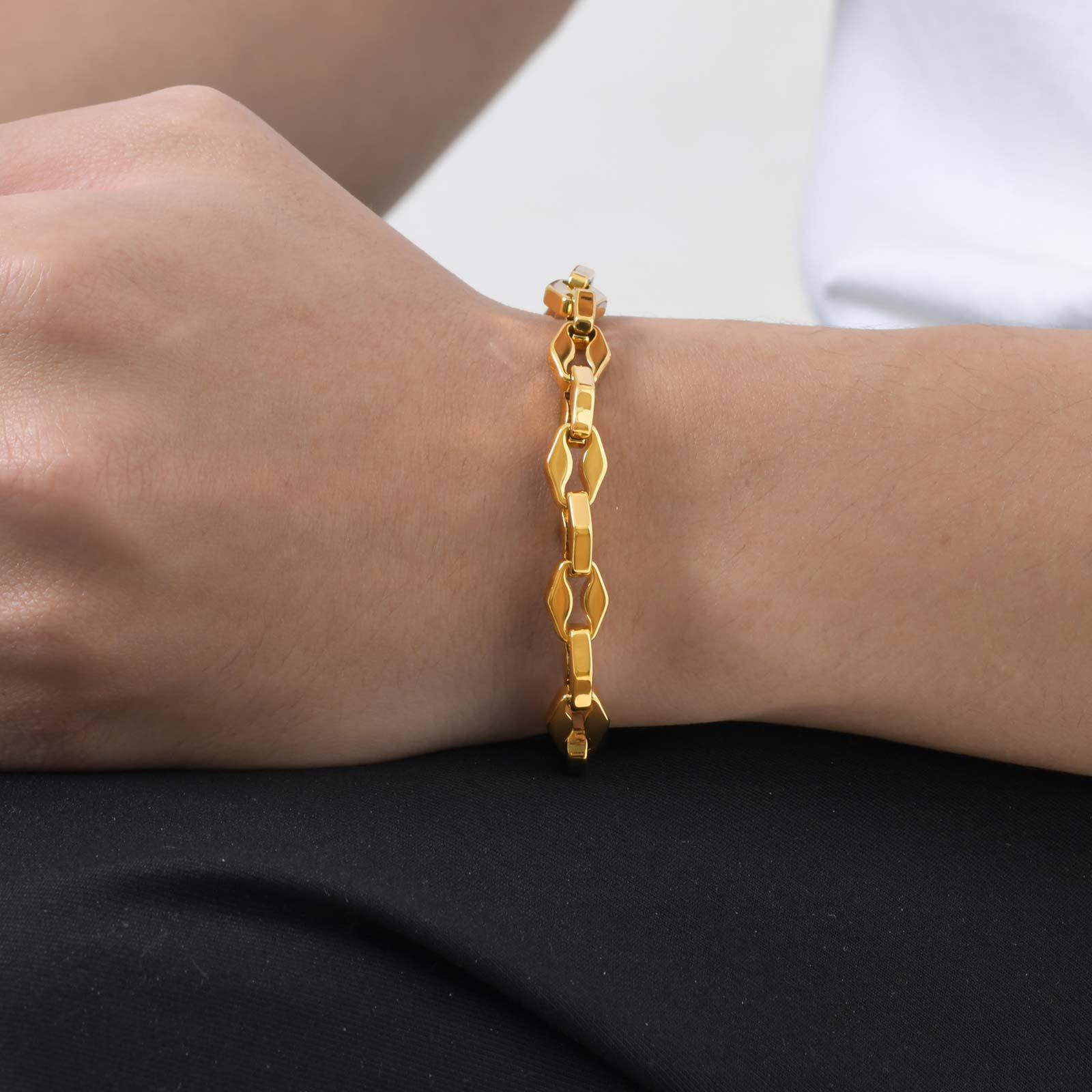 GEOMETRIC LINK BRACELET