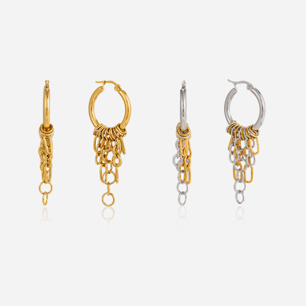 CASCADE CHAIN HOOPS