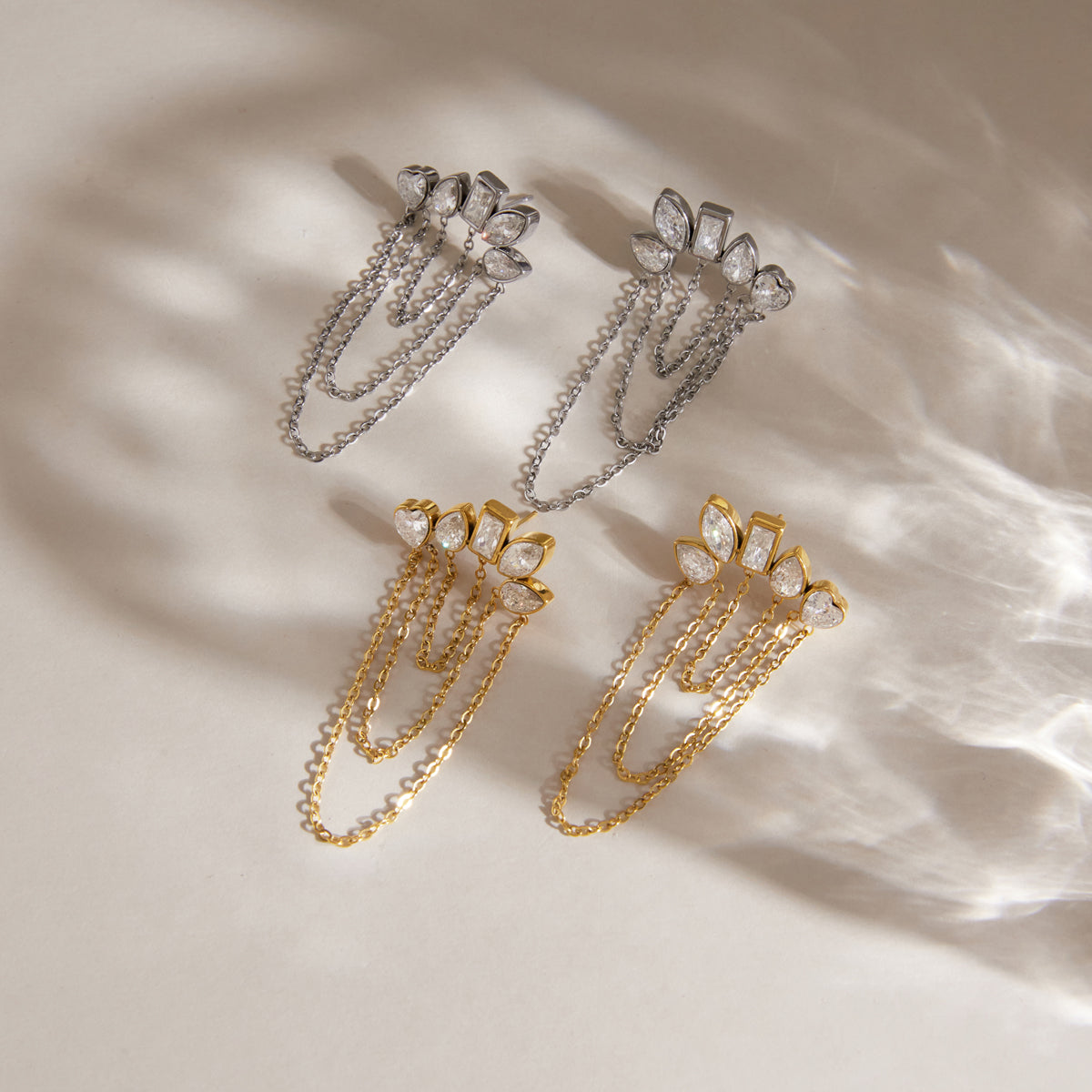 CHAIN DROP EARRINGS
