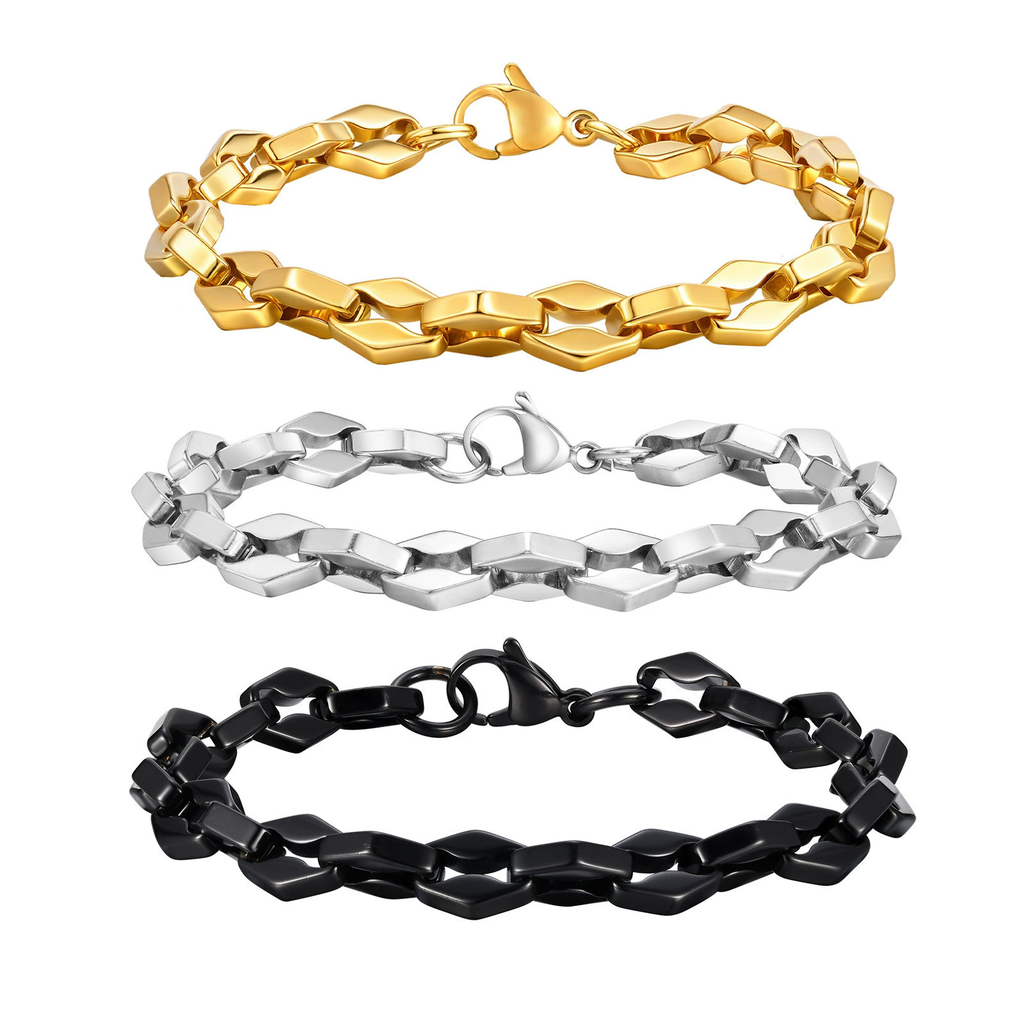 GEOMETRIC LINK BRACELET