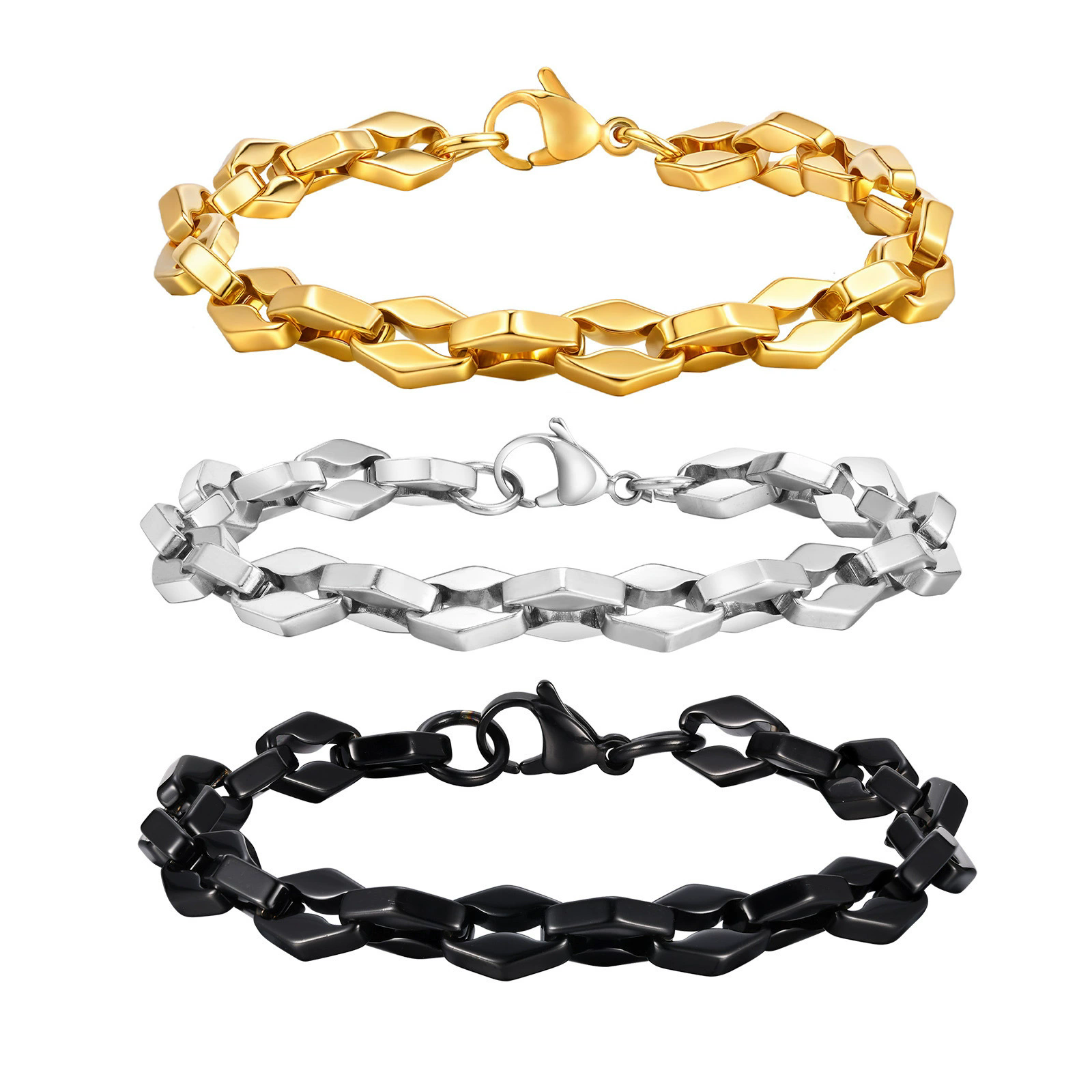 GEOMETRIC LINK BRACELET