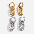 CRYSTAL LINK HOOPS