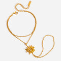 SUN CHARM RING BRACELET