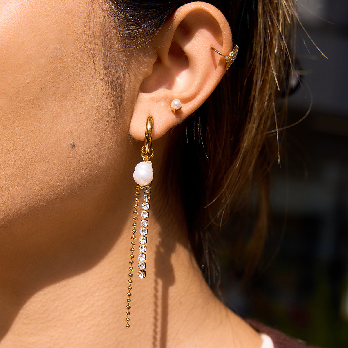 ÉLAN PEARL DROP EARRINGS