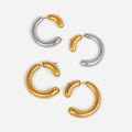 DUO HOOP EARRINGS