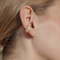 CRYSTAL GRID EAR CUFF