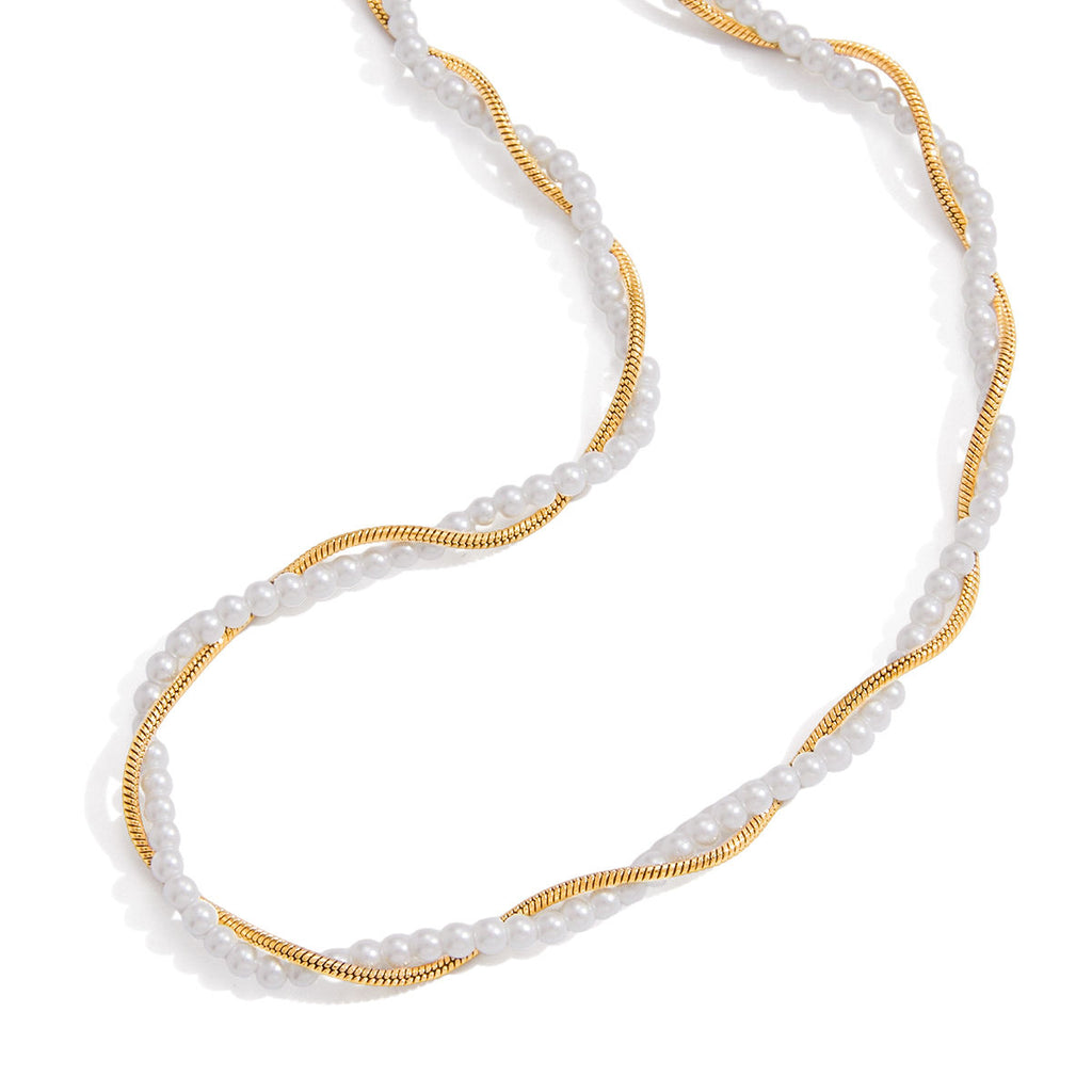 PEARL WAVE NECKLACE