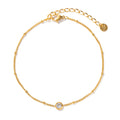 SOLITAIRE GLOW ANKLET