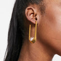 PEAR DROP STATEMENT EARRINGS