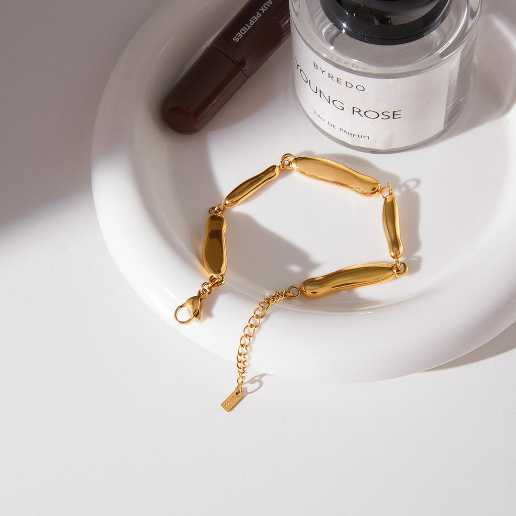 BOLD ORGANIC LINK BRACELET
